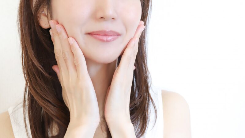 美容液を使うことで肌のハリ・弾力がアップするイメージ画像