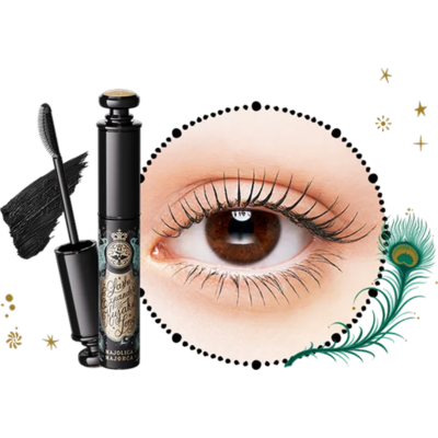 マジョリカマジョルカ「ラッシュエキスパンダー 孔雀ロング BK999 王様 ディープブラッック」の仕上がりイメージ画像（公式サイト引用）